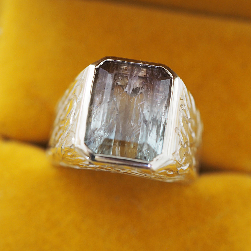 Walpole Bay Ring 19 Rare Seaweed Tourmaline