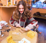 “Water at Midnight” Labradorite Triangle Signet