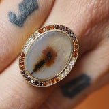 Dendritic Agate Growth Ring