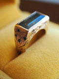 Walpole Bay Tidal Pool Seaweed Rare Emerald Ring