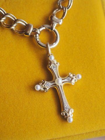 Dolce Dolce Dolce Cross Chain Necklace