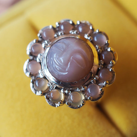 Peach “Phases of our Moon” Ring