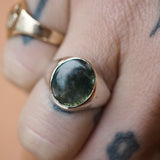 Seaweed Agate Signet