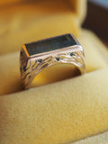 Walpole Bay Tidal Pool Seaweed Rare Emerald Ring