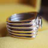 Beehive Peridot Ring