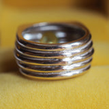 Beehive Peridot Ring