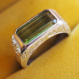 Walpole Bay Ring Silver Bladderwack Tourmaline