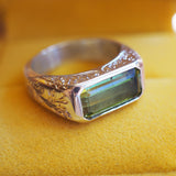 Walpole Bay Ring Silver Bladderwack Tourmaline