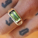Walpole Bay Ring Silver Bladderwack Tourmaline
