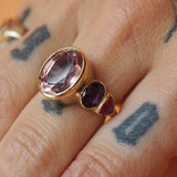 Blossom Pink Sapphire, Amethyst & Rubellite Ring