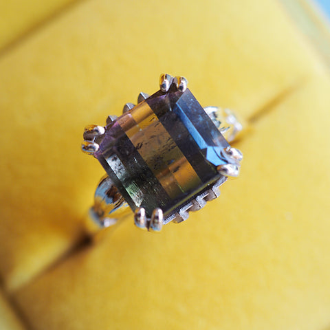 Watermelon Tourmaline Ring