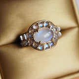 Moonstone Pinky Ring