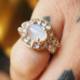 Moonstone Pinky Ring