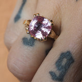 Pink Morganite Art Deco Ring
