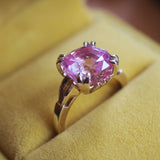 Pink Morganite Art Deco Ring