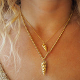 Small Wentletrap Shell Necklace
