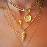 Small Wentletrap Shell Necklace