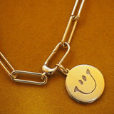Smiley Paperclip Chain