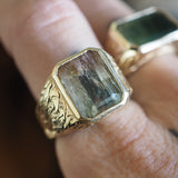 Walpole Bay Ring 19 Rare Seaweed Tourmaline