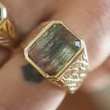 Walpole Bay Ring 19 Rare Seaweed Tourmaline