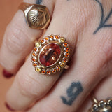 Sunset Sapphire Ring