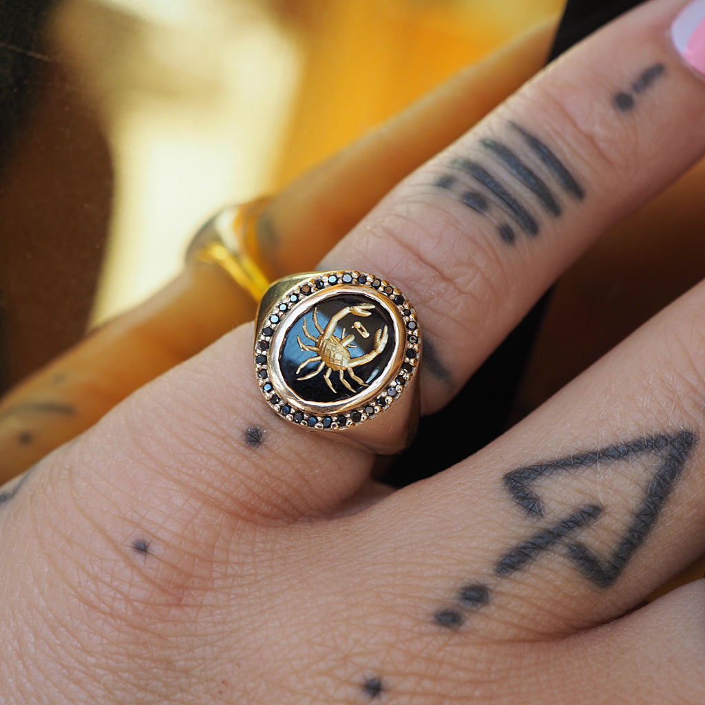 Star sales pinky ring