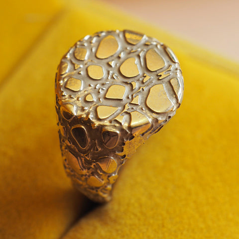 Crocodile Skin Signet