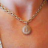 Peach Moon Necklace