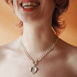 Sacred Heart Wax Seal Necklace