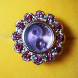 Yin Yang Flower Power Ring