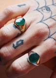 Green Agate Signet