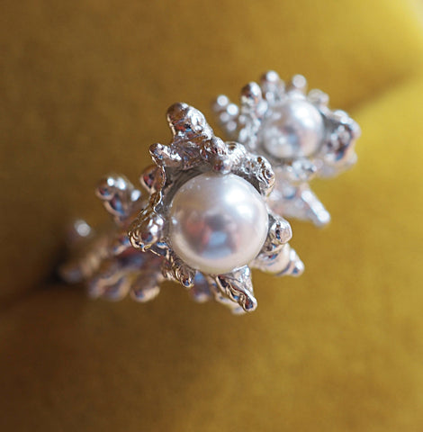 Cluster Pearl Ring