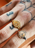 Peace Signet Ring