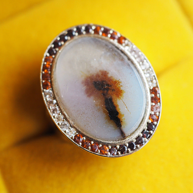 Dendritic Agate Growth Ring