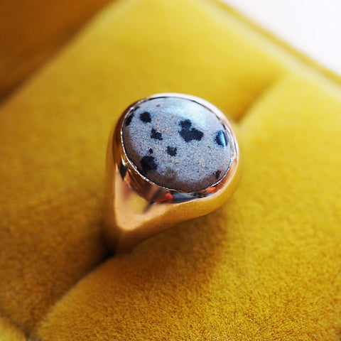 Dalmatian Jasper Signet