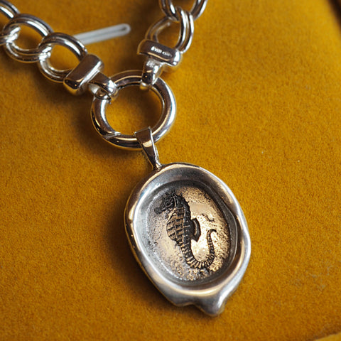 Seahorse Wax Seal Necklace