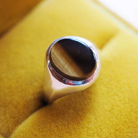 Tigers Eye Signet