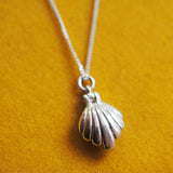 Clam Shell Locket Necklace
