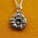 Small Sunflower Necklace