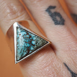 “Watery Skies” Turquoise Triangle Signet